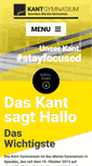 Mobile Screenshot of kant-gymnasium-berlin.de